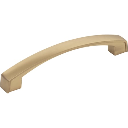 Jeffrey Alexander 128 mm Center-to-Center Satin Bronze Square Merrick Cabinet Pull 549-128SBZ